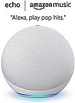 Echo (4th Gen) and 6 months of Amazon Music Unlimited FREE w/ auto-renewal $60 (Prime required)