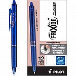 12-Ct PILOT FriXion Clicker Erasable, Fine Point $13.09