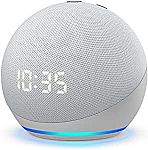 Amazon Echo Dot (4th Gen) with Clock $32.99