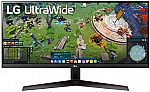 LG 29WP60G-B 29” FHD UltraWide Monitor $159.99
