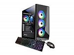 iBUYPOWER Slate 5MR 243i Gaming Desktop (i7-11700F 16GB 480GB SSD + 1TB HDD RX 6600 XT) $940