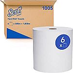 Scott Essential High Capacity Hard Roll Paper Towels, 1000'/Roll, 6 Rolls $18.30