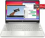 HP ‎15-ef2025nr 15" HD Laptop (Ryzen 7 5700U 8GB 256GB) $499 and more