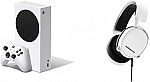 Xbox Series S + SteelSeries Arctis 3 Wired Gaming Headset (White) $295