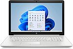 HP 17-by4025nr 17" HD+ Laptop (i3-1115G4 4GB 256GB SSD) $300