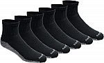 (Prime Deal) 6-Pairs Dickies Men's Dri-Tech Moisture Control Quarter Socks $6.90