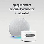 Amazon Smart Air Quality Monitor with Echo Dot $62
