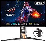 ASUS ROG Swift 360Hz PG259QNR 24.5” HDR Gaming Monitor $400