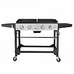 Royal Gourmet 4-Burner GD401 Portable Flat Top Gas Grill and Griddle Combo $99