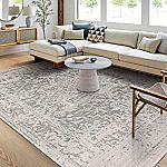 7' x 10' Janine Vintage Medallion Area Rug $51.11