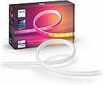 Philips Hue Bluetooth Gradient Ambiance Smart Lightstrip 2m/6ft Base Kit with Plug $102