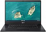 ASUS Chromebook CX1, 15.6" FHD NanoEdge Laptop (N3350 64GB 8GB) $209.99