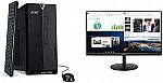 Acer Aspire TC-1660-UA19 Desktop (i5-10400  12GB 512GB) + Acer CB272 bmiprx 27" FHD Monitor $688