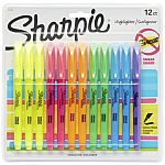12-Count Sharpie Pocket Highlighters (Assorted Colors) $5.47
