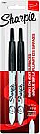 2 Count Sharpie Retractable Permanent Markers, Ultra Fine Point $2.89