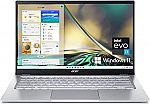 Acer Swift 3 14" QHD Thin & Light Laptop (i7-1260P, 16GB, 512GB SSD, SF314-512-78JG) $599.99
