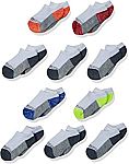 10-Pairs Fruit Of The Loom Boys' Half Cushion Socks $5.80