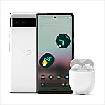 Google Pixel 6a (Pre-Order) + free Pixel Buds A-Series $449 (+ Get up to $300 with Trade-in)