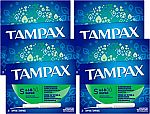 80-Ct Tampax Cardboard Applicator Tampons (Super Absorbency, Unscented) $4