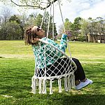 Equip Illuminated Macrame Hammock Hanging Chair $29