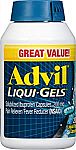 200-Ct Advil Liqui-Gels Pain Reliever and Fever Reducer $7.70