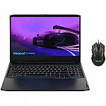 Lenovo IdeaPad 3 15" FHD Gaming Laptop (i5-11300H 8GB 512GB GTX 1650) + M200 Gaming Mouse $529.99