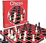 Pressman Chess w/ Folding Board & Full Size Staunton Pieces $4.80