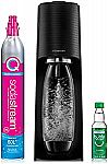 SodaStream Terra Sparkling Water Maker (Black) with CO2, DWS Bottle and Bubly Drop $70 (save $30)