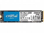 Crucial P2 2TB 3D NAND NVMe PCIe M.2 SSD $140