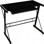 31" Walker Edison Modern Metal Gaming Desk $27.99