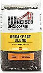 2-Lbs SF Bay Whole Bean Coffee (Breakfast Blend) $4