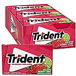 12-Pack Trident Island Berry Lime Sugar Free Gum (168 Total Pieces) $5.71