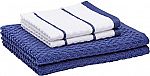 4-Pack Amazon Basics Kitchen Dish Cloth & Towel $4.56