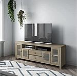 72 inch SIMPLIHOME Cosmopolitan SOLID WOOD Universal TV Media Stand $194