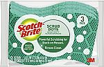 3-Ct Scotch-Brite Scrub Dots Heavy Duty Sponge $2.40 and more