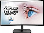 ASUS 27” 1080P Curved Monitor (VA27VQSE) $139