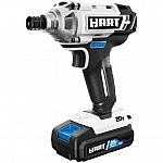 HART 20V Cordless Impact Driver w/1.5Ah Battery $39