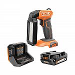 RIDGID 18V Cordless LED Stick Light Kit with 2.0 Ah Battery $59