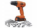 Black+Decker 20V MAX* PowerConnect Cordless Drill/Driver + 30 pc. Kit $36 (Prime Members)