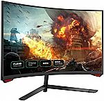 Fiodio 24'' FHD Curved LED Monitor (24H3G) $92.11