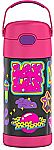 THERMOS FUNTAINER 12 Ounce Stainless Steel Vacuum Insulated Kids Straw Bottle $12