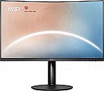 MSI Full FHD Anti-Glare 1500R 27” Monitor (Modern MD271CP) $119.99