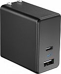 Insignia 67.5 W 6.6' USB-C Wall Charger with 1 USB-C & 1 USB Ports $19