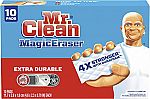 10-Ct Mr. Clean Magic Eraser (Extra Durable) $8.90