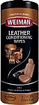 30-Ct Weiman Leather Cleaner & Conditioner Wipes w/ UV Protection $3.14