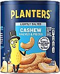 PLANTERS 3-Pk 14-oz Lightly Salted Cashew Halves & Pieces $17.75 and more