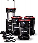 4-Pk Eveready Hybrid Power Rechargeable LED Lanterns $19.75