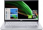 Acer Swift X 14" FHD IPS Laptop: Ryzen 7 5800U, RTX 3050Ti, 16GB, 512GB $791.99