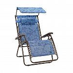 Bliss Hammocks 30" Wide XL Gravity Free Lounge Chair w/ Adjustable Canopy $37.50 & More