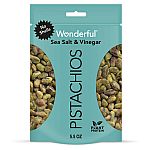 5.5-Oz Wonderful Pistachios (No Shells, Sea Salt & Vinegar) $4.04